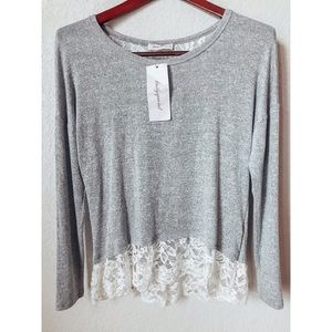 Long Sleeve Lace Top